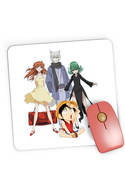 OEM Mousepad Gaming Kamisama Kimono One Punch Man One Piece, 21x19 см