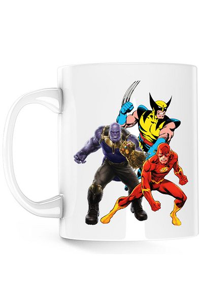 OEM Cana Thanos Wolverine Flash Cartoons Experiment, alba, 330 ml
