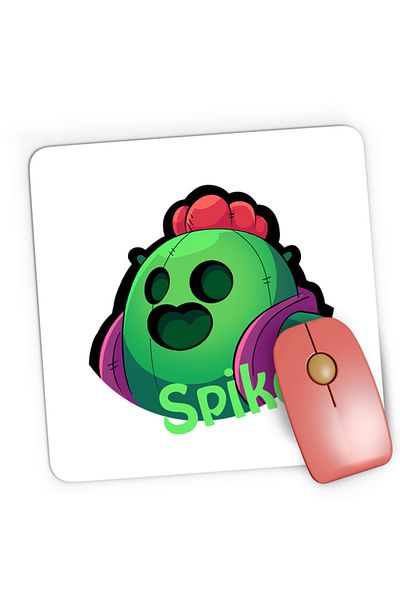 OEM Mousepad Gaming Brawl Stars Spike Sharpshooter Class Legendary Super Power, 21x19 см