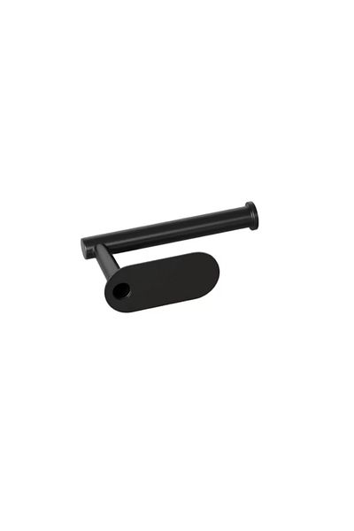 OEM Self-adhesive toilet paper holder, 16 x 8.8 x 10 cm, metal, black