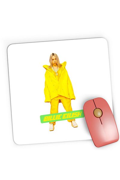 OEM Mousepad Gaming Billie Eilish Comfy Fashion Artist Pop Music Album, 21x19 см