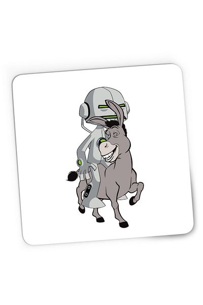 OEM Mousepad Gaming Ben10 Shrek Donkey Small Monster Master, 21x19 см