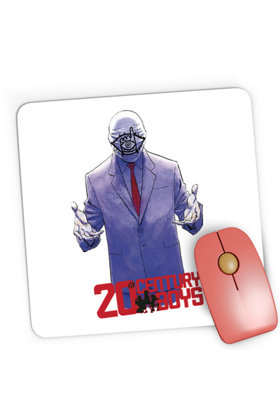 OEM Mousepad Gaming Century Boys Cult Friend Mangaka Anime, 21x19 см