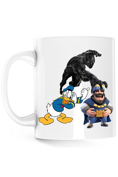 OEM Cana Black Panter Donald Duck Brawl Stars King, alba, 330 ml