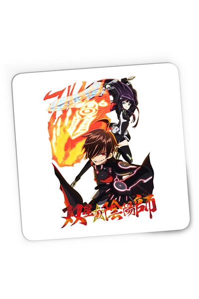 OEM Mousepad Gaming Twin Star Exorcists Brother Katana Wabi Sabi, 21x19 см