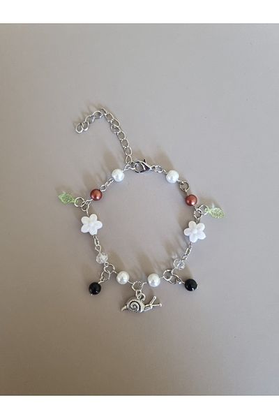 glactuca craft Snail Theme Charm Bracelet Y2K