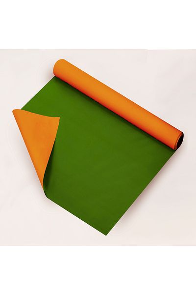 weloveis Orange&Green Color Roll Flower Bouquet Paper-25 Meters