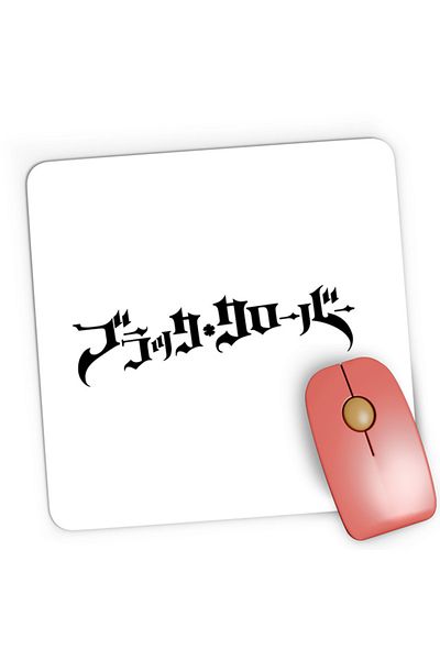OEM Mousepad Gaming Black Clover Logo Adventure Shounen Otaku Anime, 21x19 см