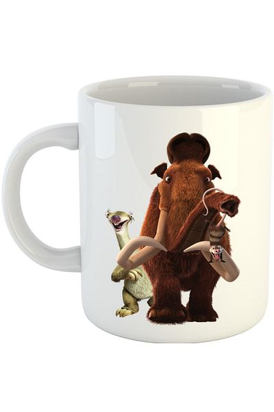 OEM Cana Ice Age Mammal Carnivoran Scrat Steffie Rat Hello, alba, 330 ml