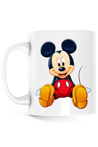 OEM Cana Mickey Mouse Toy Shoes Animation Love Willie, alba, 330 ml
