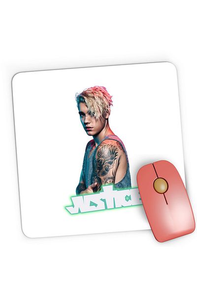 OEM Mousepad Gaming Justin Bieber Justice Album Music Collab, 21x19 см