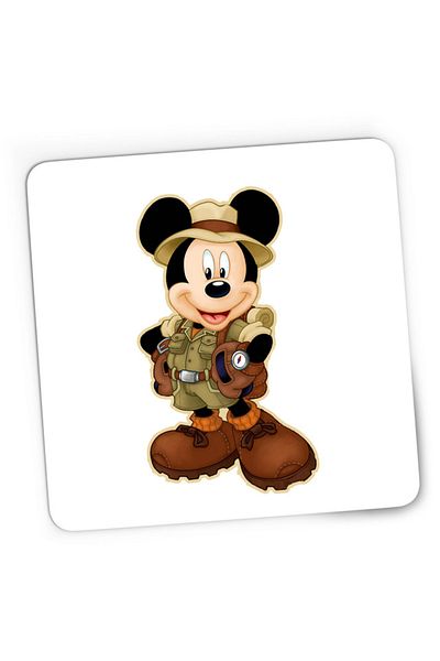 OEM Mousepad Gaming Mickey Mouse Scout Research Map Director Play Game, 21x19 см