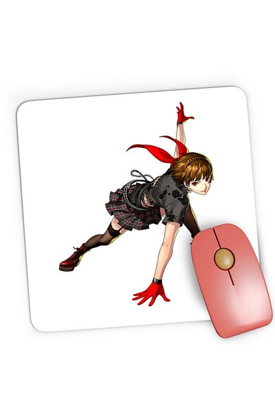 OEM Mousepad Gaming Persona Niijima Makoto Fight Game Metaverse, 21x19 cm