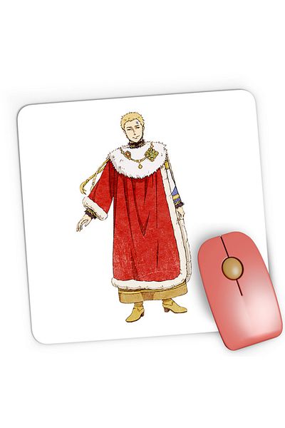OEM Mousepad Gaming Black Clover Novachrono Julius King Shounen Anime Japan, 21x19 см
