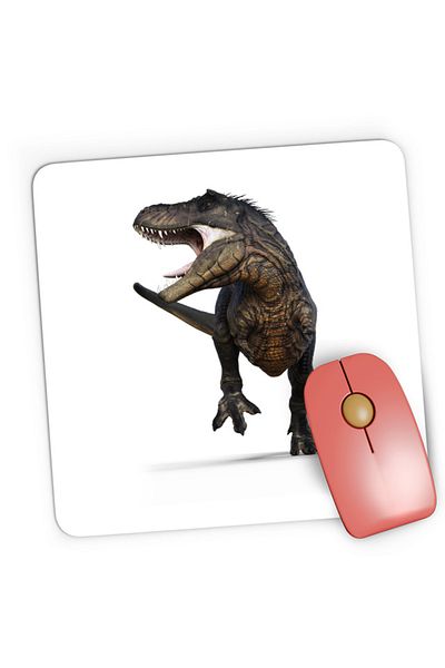OEM Mousepad Gaming Jurassic Park T-REX Fossil Dinosaur Extinct, 21x19 см