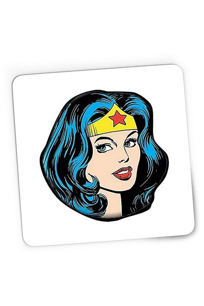 OEM Mousepad Gaming Wonder Woman Head Beautiful Heroes Strong, 21x19 см