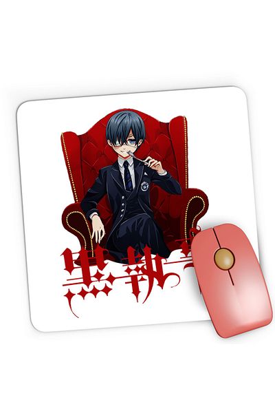OEM Mousepad Gaming Black Butler Ciel Family Manga Otaku, 21x19 cm