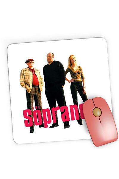 OEM Mousepad Gaming The Sopranos HBO Drama Police Series, 21x19 см