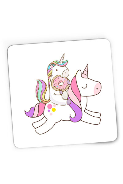 OEM Mousepad Gaming Unicorn Squad Donnut Mother Childe Fly, 21x19 см