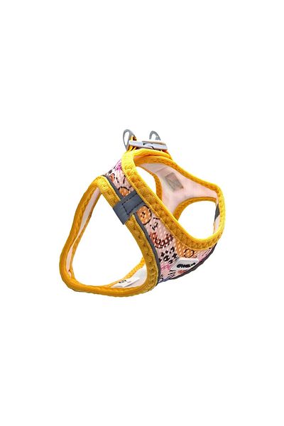 AquaHome Soft Air Mesh Sun Patterned Cat Dog Chest Collar