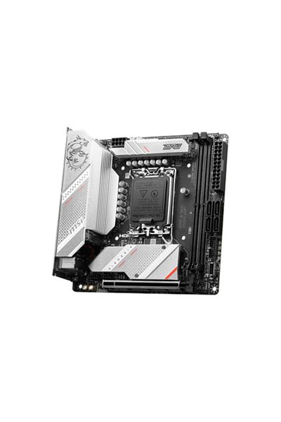 ARMSİLVER MSI | MPG B760I EDGE WIFI | Rodzina procesora Intel | Gniazdo procesora LGA1700 | DDR5 DIMM