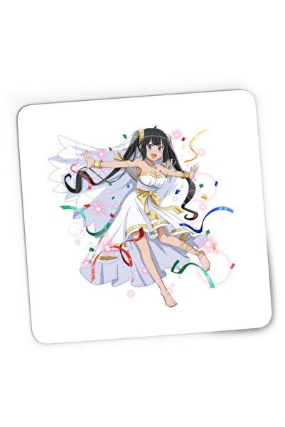 OEM Mousepad Gaming DanMachi Hestia Party Light Anime Game, 21x19 см