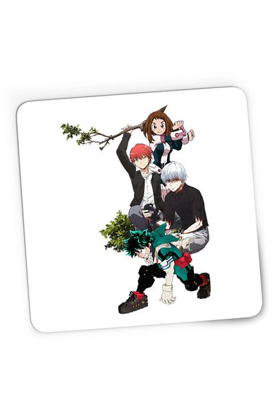 OEM Mousepad Gaming Assassination Classroom Tokyo Ghoul My Hero Academia, 21x19 см