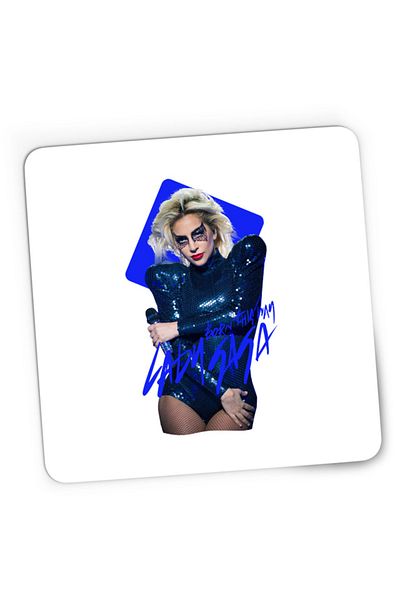 OEM Mousepad Gaming Lady Gaga Stefani Joanne Bad Romance American Artist, 21x19 см