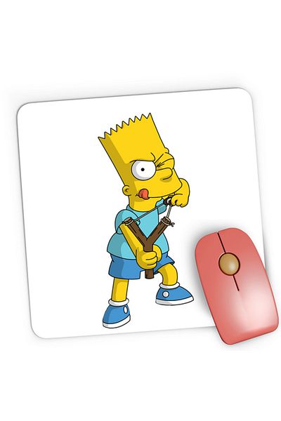 OEM Mousepad Gaming The Simpsons Game Matt Groening Sitcom American, 21x19 см
