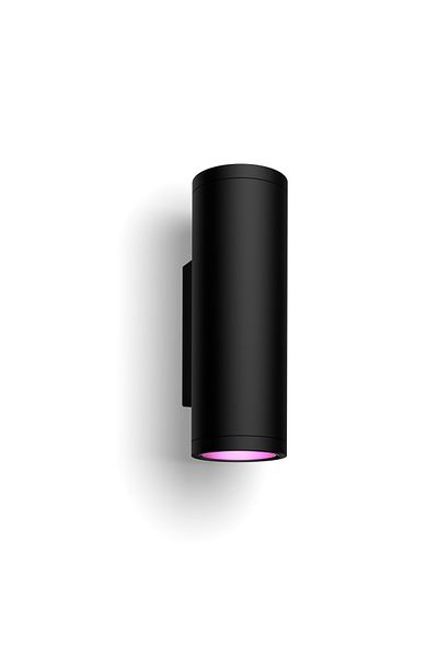 Philips Hue WCA Appear Outdoor Wall Lantern, Black | Philips Hue