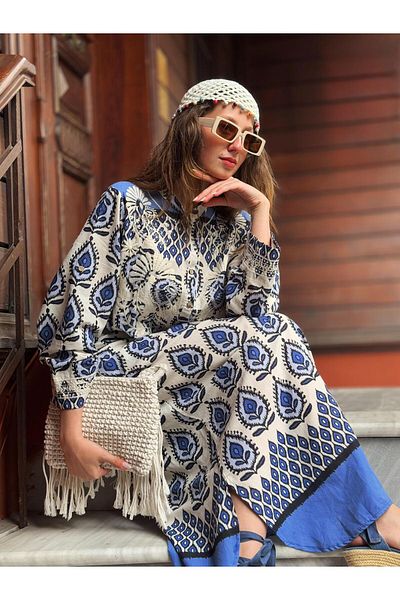 Park Moda AN10708 ΦΟΡΕΜΑ ΜΕ ΛΕΠΤΟΜΕΡΗ ΚΕΝΤΗΜΑΤΑ MARIN