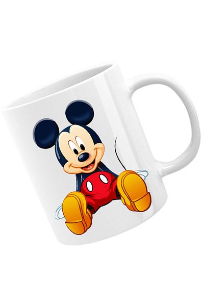 OEM Cana Mickey Mouse Toy Shoes Animation Love Willie, alba, 330 ml