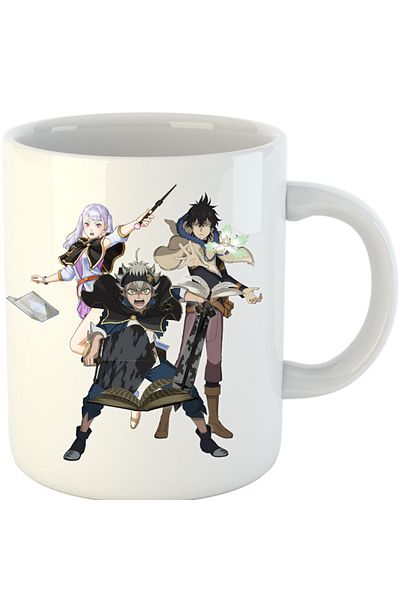 OEM Cana Black Clover Asta Yuno Noelle Spells Books Wizard Academy, alba, 330 ml