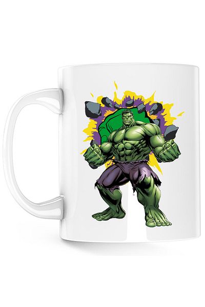 OEM Cana Hulk Fist Strong Super Power Huge, alba, 330 ml