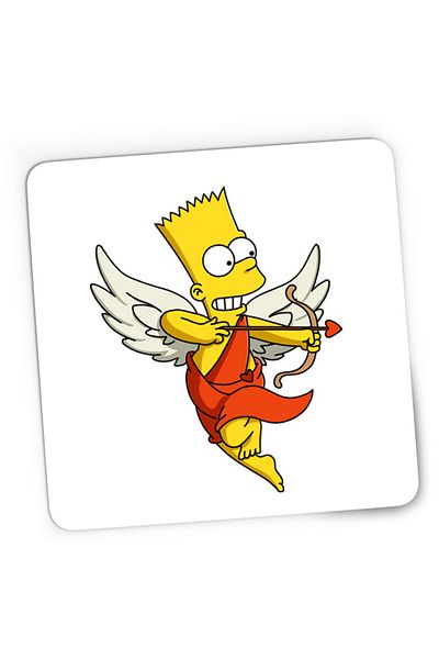 OEM Mousepad Gaming The Simpsons Cupidon Love Frame Animation, 21x19 см