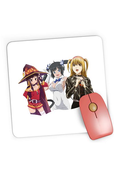 OEM Mousepad Gaming DanMachi Hestia Konosuba Megumi Death Note Mass, 21x19 см