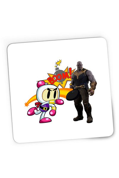 OEM Mousepad Gaming Thanos Bomberman Accident Hurt, 21x19 см