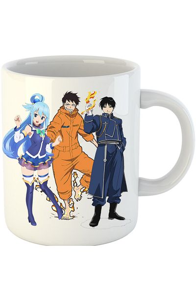 OEM Cana Fire Force Kusakabe Animeeater Konosuba, alba, 330 ml