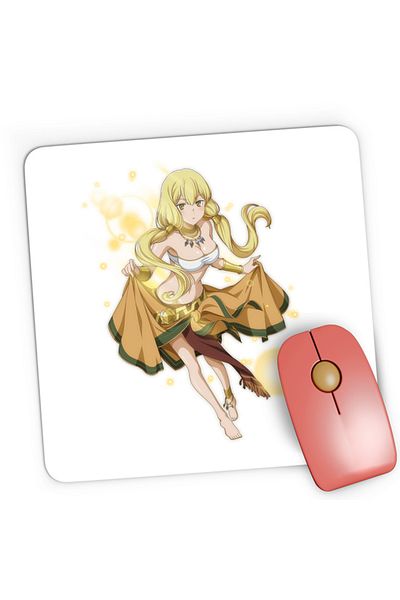OEM Mousepad Gaming DanMachi Mansion Dancers Talent Magic Human Species, 21x19 см