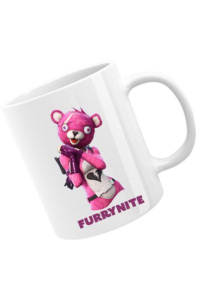 OEM Cana Fortnite Bunny Furry Fluffy Easter Event, alba, 330 ml