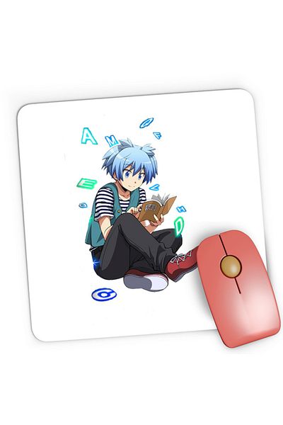 OEM Mousepad Gaming Assassination Classroom Shiota Nagisa Nerd Rebel, 21x19 см