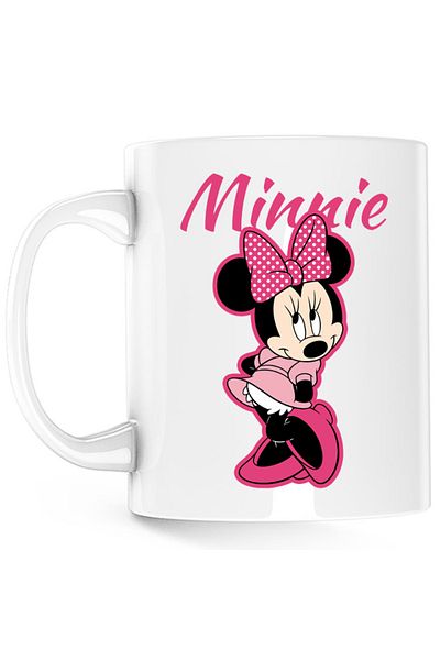 OEM Cana Mickey Mouse Minnie Lady Beautiful Cartoon Children, alba, 330 ml