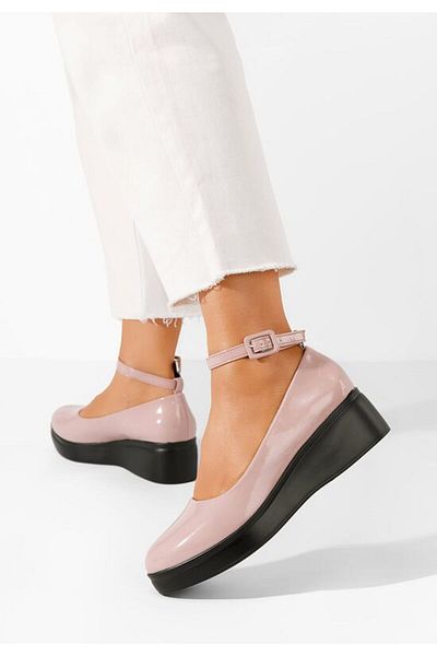 B T Shoes Pantofi casual cu platformă Evelyne V2 roz
