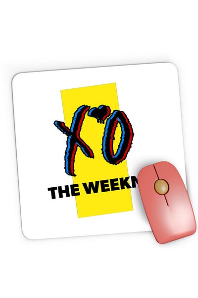 OEM Mousepad Gaming The Weeknd Logo Albums Popular World Tour, 21x19 см
