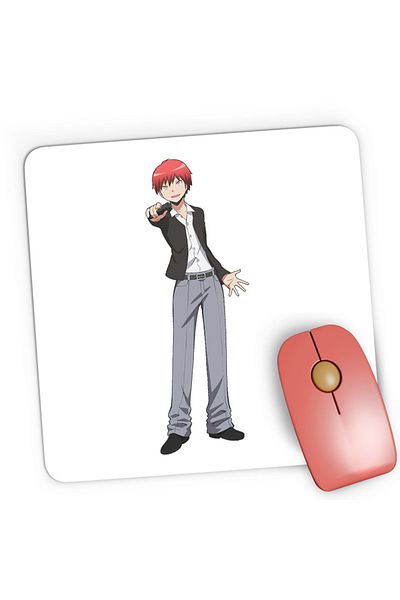 OEM Mousepad Gaming Assassination Classroom Karma Akabane Fire Unicorn, 21x19 см