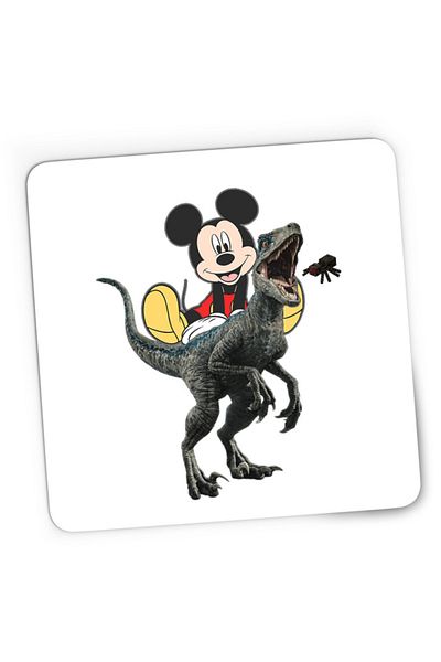 OEM Mousepad Gaming Jurassic Park Mickey Mouse Minecraft Spider Eat, 21x19 см