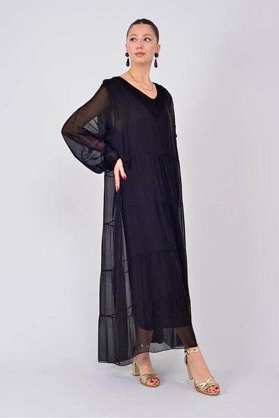 Park Moda SN284 ΜΕΤΑΞΩΤΟ ΦΟΡΕΜΑ ΛΕΠΤΟΜΕΡΗ ΔΑΝΤΕΛΑ ΜΕ ΛΑΓΟΥΣ Υ