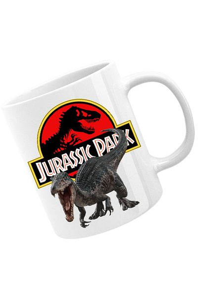 OEM Cana Jurassic Park Dinosaur T-REX Scary, alba, 330 ml