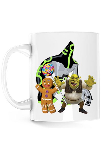 OEM Cana Ben10 Shrek Cookie Adventure Action Medieval, alba, 330 ml