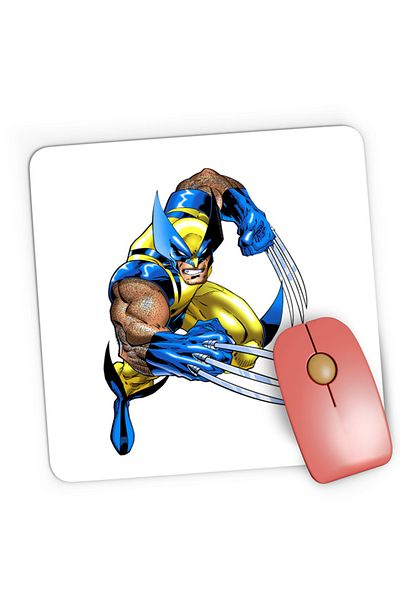 OEM Mousepad Gaming Wolverine Human Mutant Roy Thomas Marvel Comics, 21x19 см